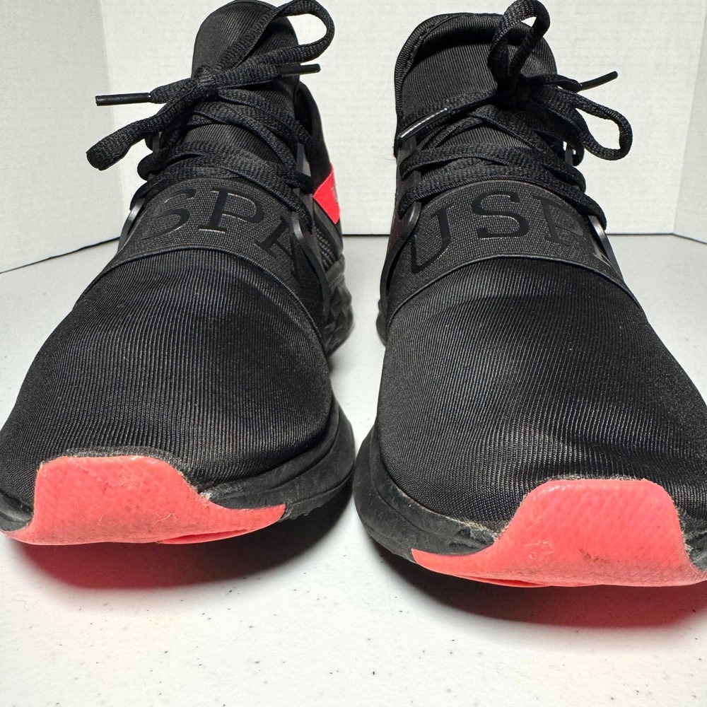 U.S. Polo Assn Blink-L Sneakers Womens 8.5 Black Pink Athletic Running Shoes - Picture 7 of 9
